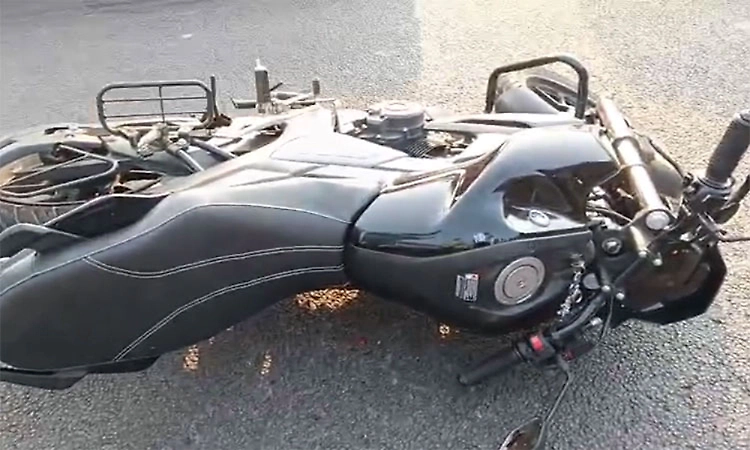 Motorcyclist killed after being run over by truck on NH near Uppoor