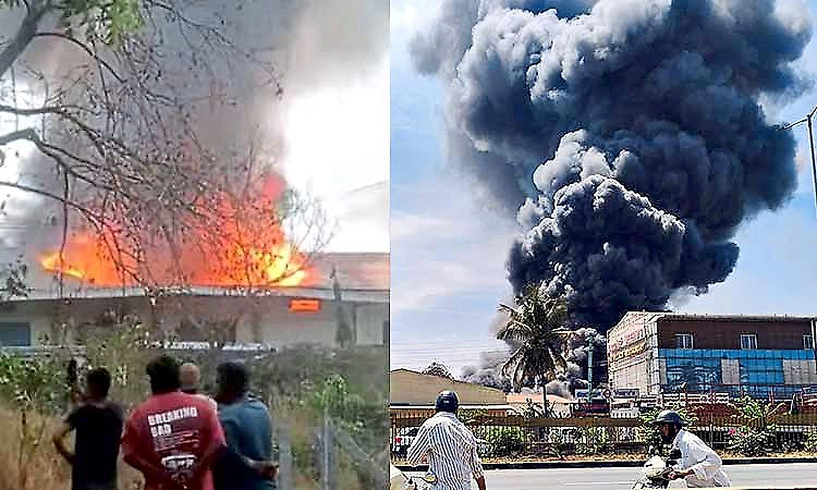 Perfume warehouse gutted in fire; 40 workers escape safely