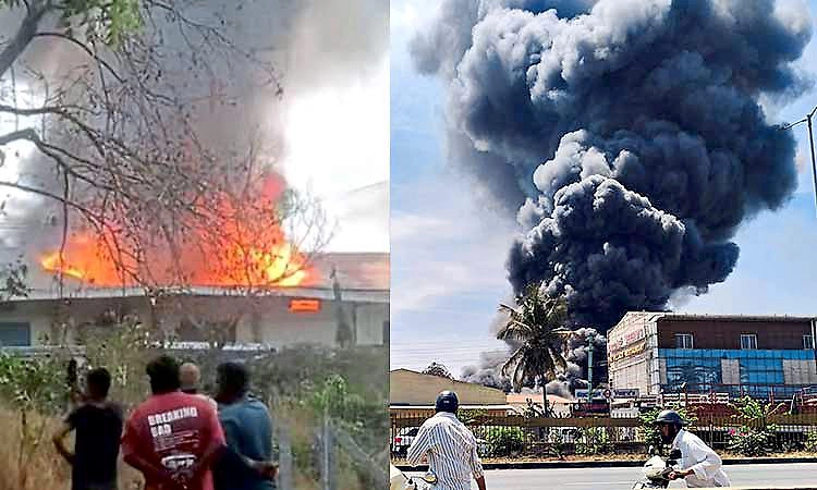 ಹೊತ್ತಿ ಉರಿದ ಪರ್ಫ್ಯೂಮ್‌ ಗೋದಾಮು: 40 ಕಾರ್ಮಿಕರು ಪಾರು