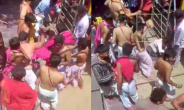 Video: Priests assault devotees at Kolhapur's Jyotiba Temple