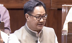 Monsoon Session: Opposition trying to evade NEET debate, alleges Kiren Rijiju