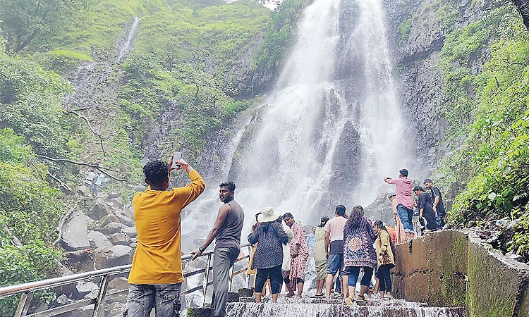Amboli Falls: ಅಂಬೋಲಿ ಜಲಪಾತ ಎಂಬ ಅಚ್ಚರಿ; ಧುಮ್ಮಿಕ್ಕಿ ಹರಿಯುವ ಜಲಧಾರೆಯಲ್ಲಿ...
