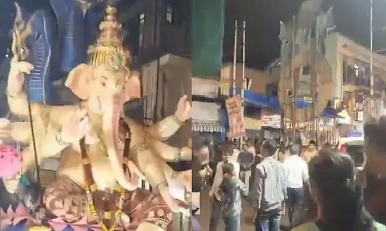 ಮುಂಬೈ: 22 ಅಡಿ ಎತ್ತರದ ಗಣೇಶನ ಮೂರ್ತಿ ಬಿದ್ದು ಇಬ್ಬರು ಸಾವು, ಐವರಿಗೆ ಗಾಯ