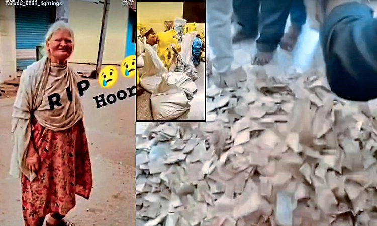 ಭಿಕ್ಷುಕಿ ನಿಧನ: ಮನೆಯಲ್ಲಿ 8 ಲಕ್ಷಕ್ಕೂ ಅಧಿಕ ಹಣ ಪತ್ತೆ