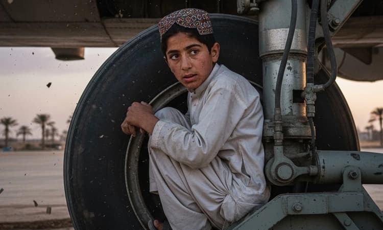 13-year-old Afghan boy lands in Delhi by hiding in plane's landing gear