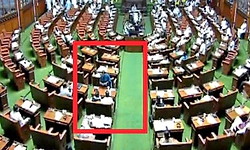 ಸದನದಲ್ಲಿ 3 ಕಾಂಗ್ರೆಸ್‌ ಶಾಸಕರ ಪರಸ್ಪರ ಜಗಳ