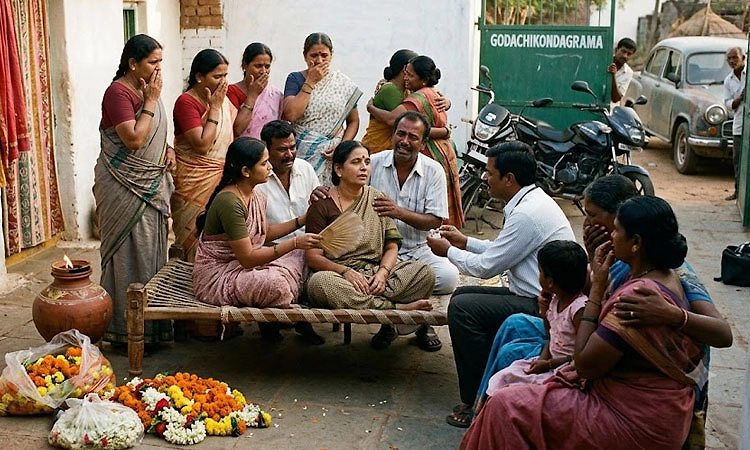 ಅಂತ್ಯಕ್ರಿಯೆಗೆ ಸಿದ್ಧತೆ ನಡೆಯುವಾಗ ಬದುಕಿ ಅಚ್ಚರಿ ಮೂಡಿಸಿದ ಮಹಿಳೆ!
