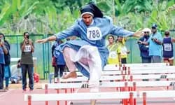 Kerala nun wins state-level gold in hurdles wearing religious attire