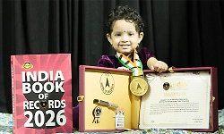 World’s youngest tabla artist Swarashree enters India Book of Records
