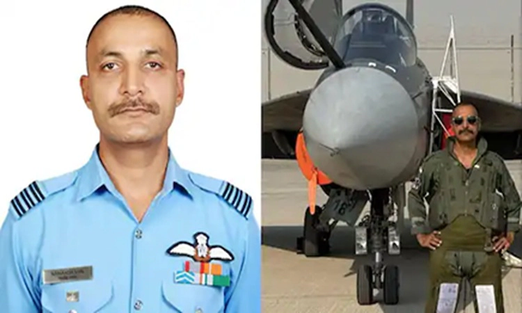 Mortal remains of Wing Commander Namansh Syal flown to TN's Sulur Air base