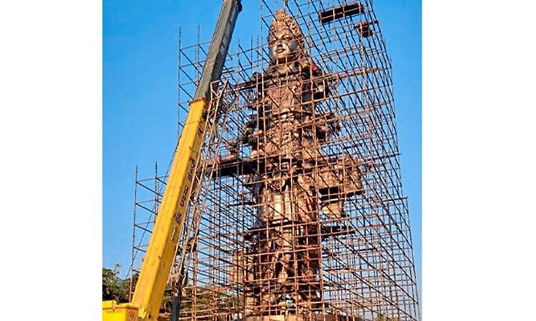 77 ಅಡಿ ಎತ್ತರದ ಶ್ರೀರಾಮನ ಮೂರ್ತಿ ನಿರ್ಮಾಣ ಕಾರ್ಯ ಪೂರ್ಣ; ನ.28 ರಂದು ಪ್ರಧಾನಿಯಿಂದ ಅನಾವರಣ