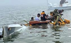 ಅಮೆರಿಕದಲ್ಲಿ ಮೆಕ್ಸಿಕೋ ನೌಕಾ ವಿಮಾನ ಪತನ: 5 ಮಂದಿ ಬಲಿ