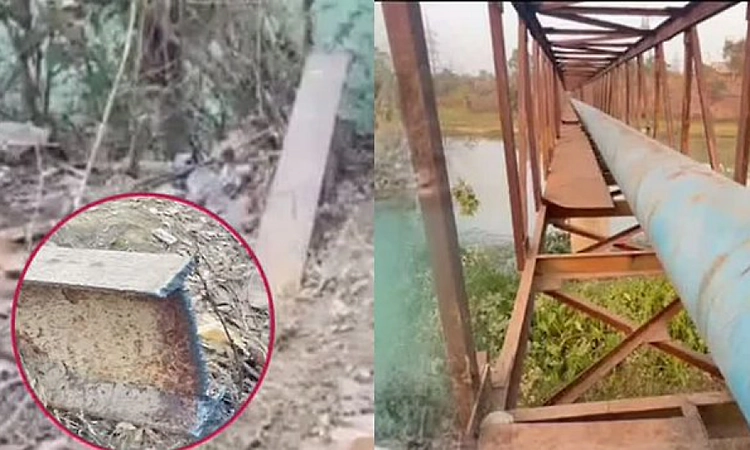 Over 40-year-old, 10 tonne steel bridge on canal stolen overnight in Chhattisgarh's Korba; 5 held