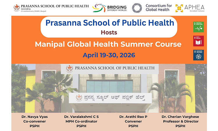 MAHE to host international ‘Manipal Global Health Summer Course 2026’; inauguration on April 25
