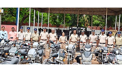 Siruguppa police recover 41 stolen motorcycles worth Rs 20.5 lakh, arrest accused