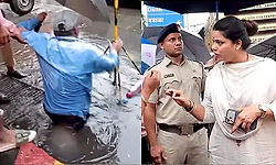 Mumbai: ಮೇಯರ್ ಎದುರೇ ಮ್ಯಾನ್‌ಹೋಲ್‌ಗೆ ಬಿದ್ದ ಕಾರ್ಮಿಕ; ಅಧಿಕಾರಿಗಳಿಗೆ ಅಮಾನತು ಎಚ್ಚರಿಕೆ