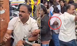 Cop was trying to restrain male protester, woman came in between: Mumbai police on viral video row