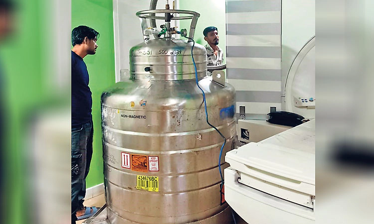 ಮಂಗಳೂರು: ವೆನ್ಲಾಕ್ ಎಂಆರ್‌ಐ ಯಂತ್ರಕ್ಕೆ ಹೀಲಿಯಂ ಸರಬರಾಜು
