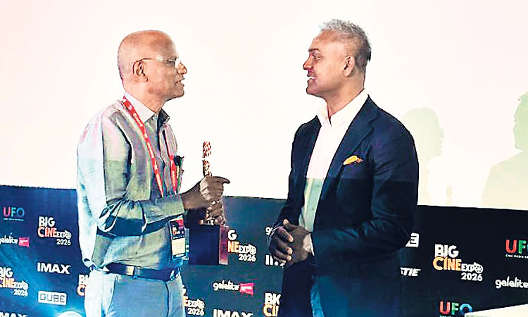 IMAX  ಬಿಗ್‌ಸಿನಿ ಪ್ರಶಸ್ತಿ: ಭಾರತ್‌ ಸಿನಿಮಾಸ್‌ಗೆ ‘ವರ್ಷದ ಉದಯೋನ್ಮುಖ ಸಿನಿಮಾ ಸರಣಿ’ ಗೌರವ