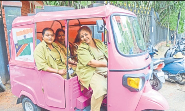 Bengaluru: Namma Sarathi Trust launches pink autorickshaw project for women and transgender drivers