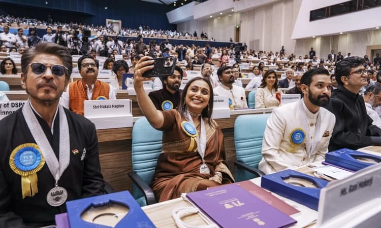 Starry touch: Mohanlal, Shah Rukh, Rani Mukerji, Vikrant Massey conferred National Awards