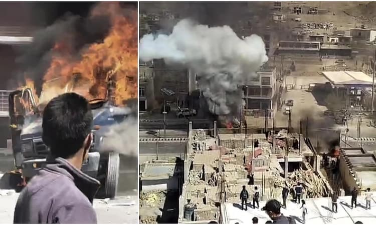 Clashes erupt in Ladakh amid shutdown to press for advancing talks with Centre