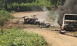 Five killed in fire at road construction site in Andhra