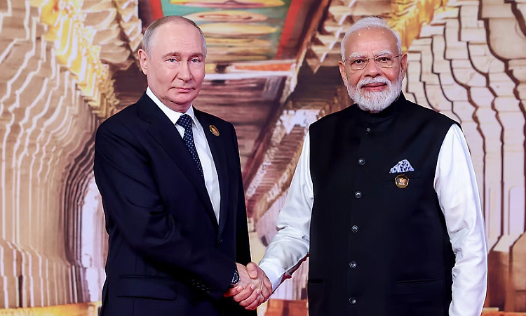 Modi, Putin direct officials to expand cooperation, target USD 100 bn trade by 2030: Envoy