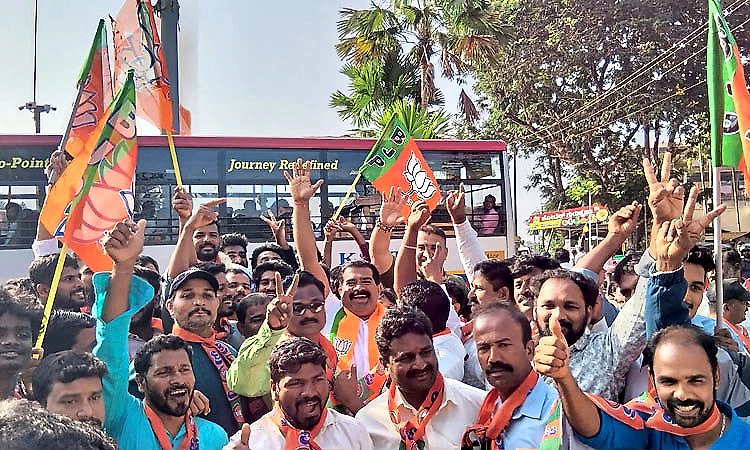 Honnavar: BJP sweeps Manki town panchayat elections