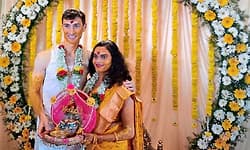 New Zealand techie marries Indian-origin doctor in traditional Hindu ceremony in Davanagere