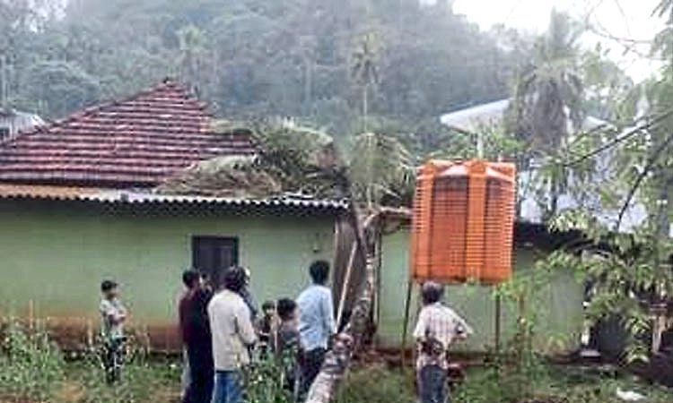 ಸುಳ್ಯ: ಗಾಳಿ-ಮಳೆಗೆ ಹಲವೆಡೆ ಹಾನಿ