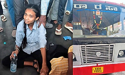 Tumkur: ವಿದ್ಯಾರ್ಥಿನಿ ಕಾಲಿನ ಮೇಲೆ ಹರಿದ ಬಸ್‌