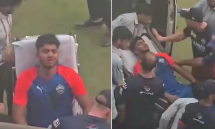 Delhi Capitals player injured after ball hits face during practice, ambulance rushes him to hospital