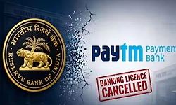 ಪೇಟಿಎಂ ಪೇಮೆಂಟ್ಸ್ ಬ್ಯಾಂಕ್ ಪರವಾನಗಿಯನ್ನು ರದ್ದುಗೊಳಿಸಿದ ಆರ್ ಬಿಐ