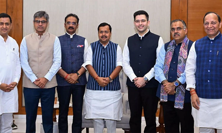 ಚಡ್ಡಾ ಸೇರಿ ಏಳು ಆಪ್‌ ಸಂಸದರನ್ನು ಅನರ್ಹಗೊಳಿಸಿ: ರಾಜ್ಯಸಭಾ ಸಭಾಪತಿಗೆ ಆಪ್‌ ಮನವಿ