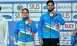 Shooting: ಕಿರಿಯರ ಶೂಟಿಂಗ್‌ ವಿಶ್ವಕಪ್‌: 10 ಮೀ.ನಲ್ಲಿ ಭಾರತಕ್ಕೆ ಚಿನ್ನ