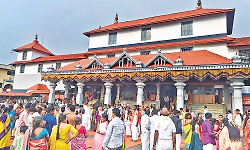 Heavy rush of devotees at Subramanya, Dharmasthala, and Southadka