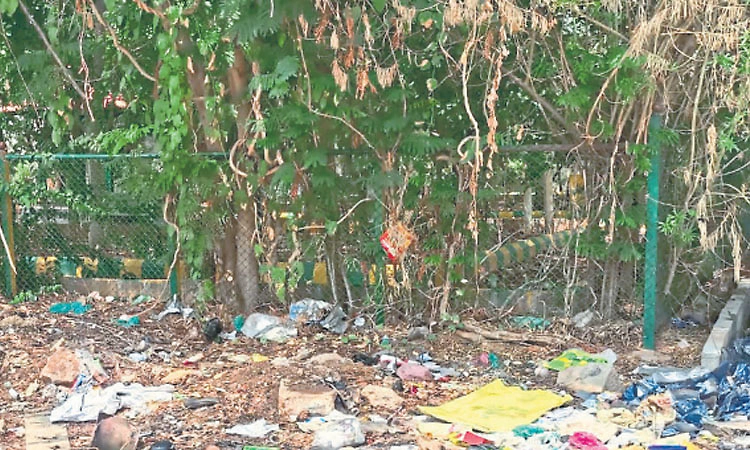 ಕಸದ ತೊಟಿಯಾಯ್ತು ಉದ್ಘಾಟನೆಯಾಗದ ಉದ್ಯಾನವನ!