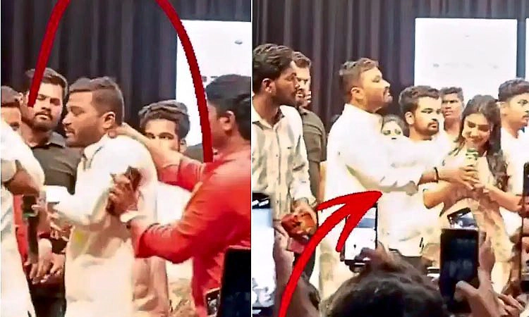 ವೇದಿಕೆಯಲ್ಲಿ ಏಕಾಏಕಿ ʼಬಿಗ್‌ ಬಾಸ್‌ʼ ಖ್ಯಾತಿಯ ಕಾವ್ಯ ಕೈಯಿಂದ ಮೈಕ್‌ ಕಸಿದುಕೊಂಡ ವ್ಯಕ್ತಿ
