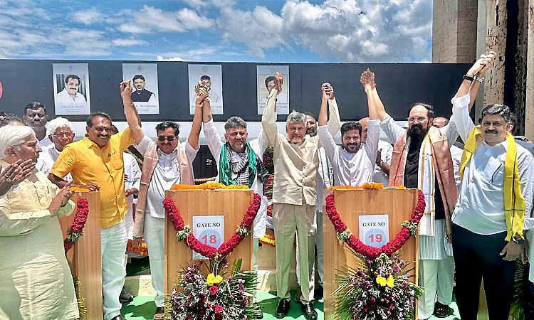 Koppala: ತುಂಗಭದ್ರಾ ಜಲಾಶಯದ ಹೊಸ ಕ್ರಸ್ಟ್‌ ಗೇಟ್‌ ಗಳ ಲೋಕಾರ್ಪಣೆ: 3 ರಾಜ್ಯದ ಸಿಎಂಗಳು ಭಾಗಿ