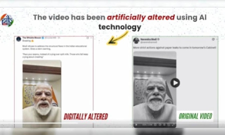 Govt flags AI-generated fake videos of PM Modi, Piyush Goyal; blames Pakistani propaganda