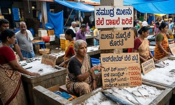 ಬೆಂಗಳೂರು: ಗಗನಕ್ಕೇರಿದ ಸಮುದ್ರ ಮೀನಿನ ಬೆಲೆ!