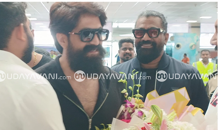 Yash lands in Mangaluru, heads to Dharmasthala ahead of ‘Toxic’ release