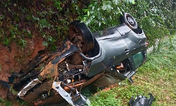 ಕೊಯನಾಡು : ಕಾರು ಪಲ್ಟಿ
