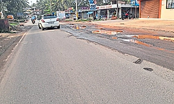 ಮುಖ್ಯ ರಸ್ತೆ ಸರಿಯಾಗಿದೆ, ಪರ್ಯಾಯ ರಸ್ತೆ ಹದಗೆಟ್ಟಿದೆ!