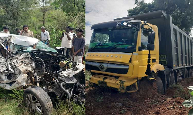 Gundlupete: ಕಾರು - ಟಿಪ್ಪರ್ ನಡುವೆ ಭೀಕರ ಅಪಘಾತ... ಸ್ಥಳದಲ್ಲೇ ಇಬ್ಬರ ದುರ್ಮರಣ