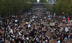 More than 400,000 protest across France, challenging Macron as Paris clashes erupt