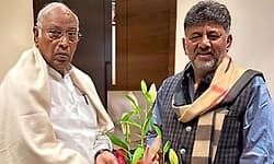 ಖರ್ಗೆ ಜತೆ ಡಿ.ಕೆ.ಶಿವಕುಮಾರ್‌ ಸಮಾಲೋಚನೆ