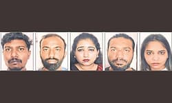 ಹನಿಟ್ರ್ಯಾಪ್‌ ಮಾಡಿ ಸುಲಿಗೆ:2 ಸ್ತ್ರೀಯರು ಸೇರಿ ಐವರ ಸೆರೆ