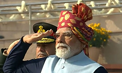 77th Republic Day: ಗಮನ ಸೆಳೆದ ಪ್ರಧಾನಿ ಮೋದಿಯವರ ಆಕರ್ಷಕ ಪೇಟ